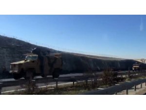 Gaziantep’ten Suriye sınırına askeri sevkiyatı