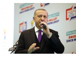 Cumhurbaşkanı Erdoğan: ”Topraklarımıza göz dikenlerin gözlerini çıkaracağız”