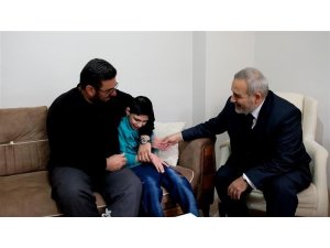 Müftü Çetin, engelli vatandaşlara ziyaretlerde bulundu