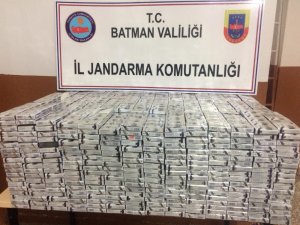 Batman’da 4 bin paket kaçak sigara ele geçirildi
