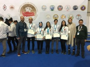 Nevşehir Hacı Bektaş Veli Üniversitesi öğrencileri 6 gümüş 1 bronz madalya kazandı