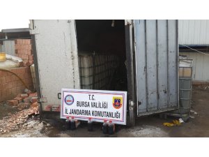 Bursa’da 11 ton kaçak akaryakıt ele geçirildi