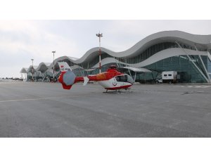 Sivas’ta Ambulans helikopteri hizmete girdi