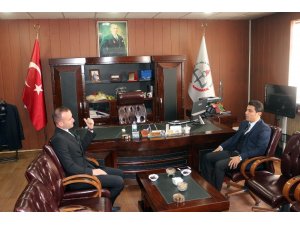 Diyadin Kaymakamı ve Belediye Başkanı Öner, Tekin’i ziyaret etti