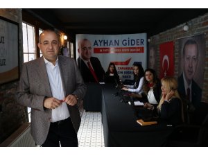 Başkan adayı Ayhan Gider çağrı merkezinde soruları yanıtladı