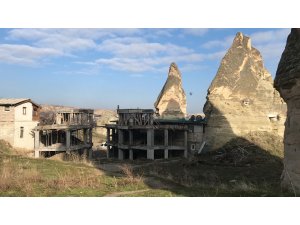 Kapadokya’daki otel inşaatı durduruldu