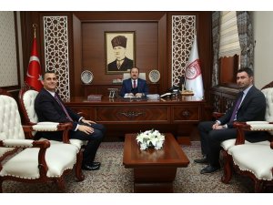 Aksa Doğalgaz Gümüşhane - Bayburt Bölge Müdürü Yavuz Vali Pehlivan’ı ziyaret etti