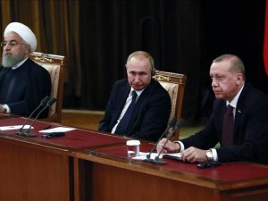 Türkiye-Rusya-İran'dan ortak açıklama