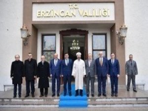 Diyanet İşleri Başkanı Erbaş Erzincan Valiliği’ni ziyaret etti