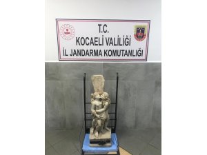 Tarihi heykeli 1.7 milyona satmak isterken yakalandı