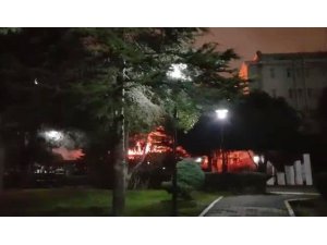 Marmara Üniversitesinde korkutan yangın