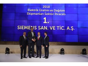 Siemens Türkiye 2018 yılında en çok ihracat yapan firma oldu