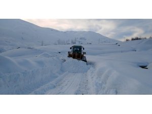 Hakkari’de 42 yerleşim yerinde karla mücadele sürüyor