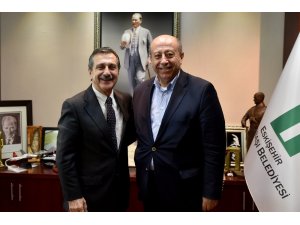 Usta Gazeteci Sarıkaya Başkan Ataç’ı ziyaret etti