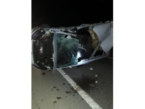 Otomobil tıra arkadan çarptı: 1 yaralı