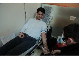 VASKİ personelinden kan bağışı