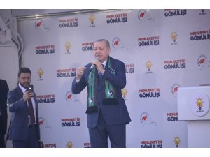 Cumhurbaşkanı Erdoğan: "Ankara’da zillet ittifakı adayının resimleri var ama resimlerinin altında CHP’nin ve HDP’nin logosu yok" (2)