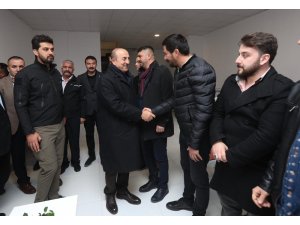 Dışişleri Bakanı Çavuşoğlu’dan Alanya’da MHP seçim merkezine ziyaret