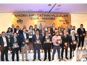 İzmir ve Manisalı maden ihracatçılarının gurur gecesi