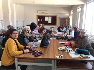 Sivas’ın Ulaş ilçesinde, kadınlara yönelik İŞKUR destekli  " Düz Dikiş Makineci "  kursu açıldı