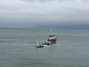 Marmara’da kuru yük gemisi battı