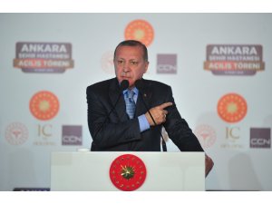 Cumhurbaşkanı Erdoğan Bilkent Şehir Hastanesini açtı