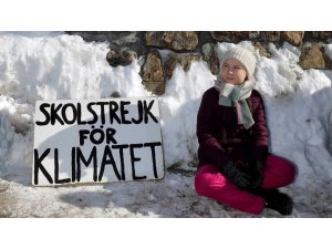 Stockholm’de iklim değişikliği protestosu