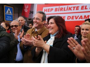 Özlem Çerçioğlu, Bozdoğan seçim ofisini açtı