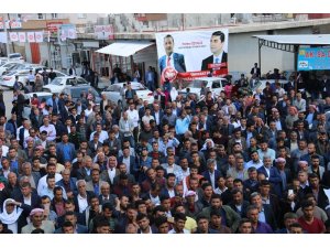 Demokrat Parti Genel Başkanı Gültekin Uysal Harran’da halka seslendi