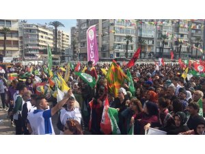 İzmir’deki nevruz kutlamasında PKK propagandasına 16 gözaltı
