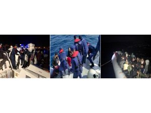 İzmir’de 56 göçmen yakalandı, faciadan kıl payı dönüldü