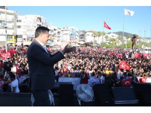 Mehmet Kocadon, seçim çalışmalarını Marmaris’te sürdürdü