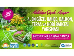 Balkon, teras ve hobi bahçeleri 49 bin lira için yarışacak