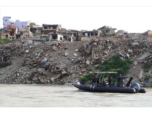 Deniz Kuvvetleri Dalgıç Ekibinin Musul’daki arama kurtarma çalışmaları devam ediyor