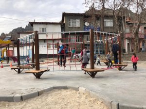 Balaban parkı yenileniyor
