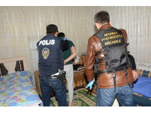 Aksaray’da 1 ayda 31 uyuşturucu operasyonunda 20 kişi tutuklandı