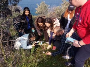 Öğrencilere doğal botanik park tanıtıldı