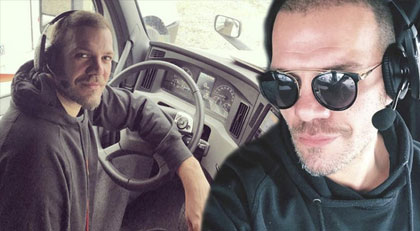 Ünlü oyuncu ABD'de TIR şoförü oldu!