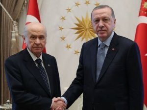 Erdoğan ve Bahçeli görüştü! Görüşme sonrası bir açıklama yapılamdı