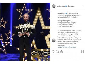 Powertürk Müzik Ödülleri’ne Mabel Matiz damga vurdu