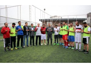 Dicle Elektrik futbol turnuvası dualarla yeniden başladı