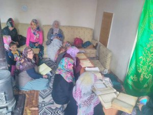 Köydeki kadınlar için Kur’an-ı Kerim kursu