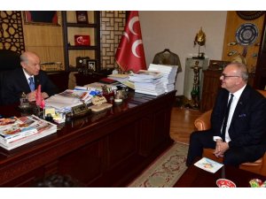 Başkan Ergün, MHP Genel Başkanı Bahçeli ile buluştu