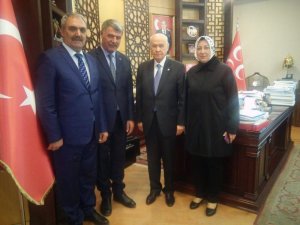 Kağızman Belediye Başkanı Yıldız, Bahçeli ile görüştü