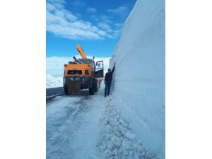 Malazgirt’te karla mücadele çalışmaları