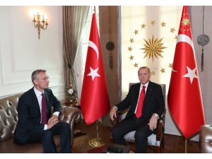 Cumhurbaşkanı Erdoğan, Stoltenberg’i kabul etti
