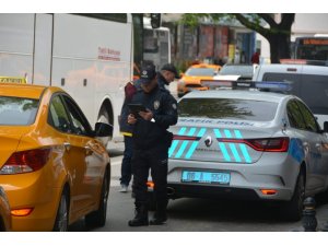 Emniyetten Ankaralı taksicilere yol uygulaması