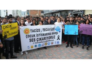 Cizre’de okulda cinsel istismar iddiası protesto edildi