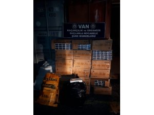 Van’da 10 bin 500 paket kaçak sigara ele geçirildi