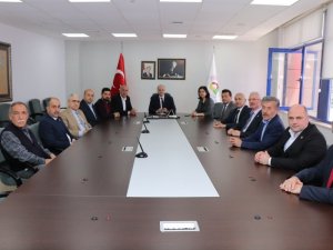 İGM ve MHP heyetinden Başkan Özlü’ye ziyaret
